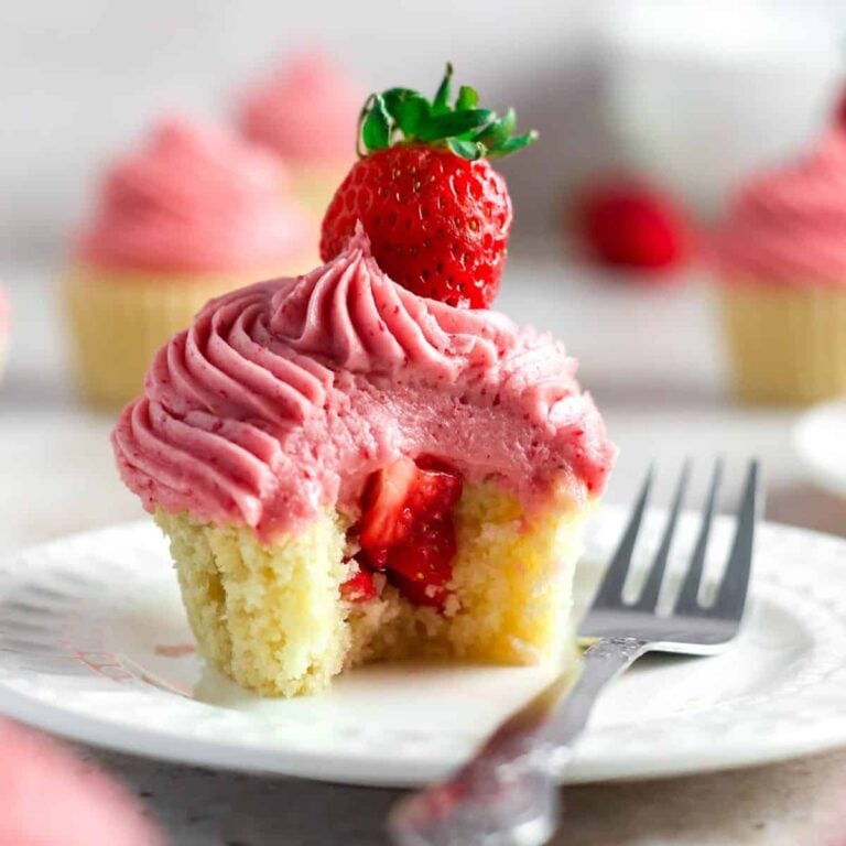 A Sweet Moment of Indulgence with the Strawberry Filled Cupcake by Achva from ShopGalil