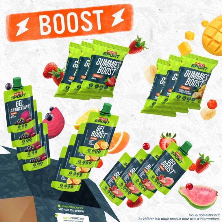 Nutrition sportive de l’été les barres énergétiques et gourdes Andros Sport pour vos activités en plein air